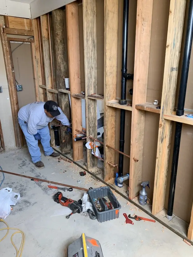Commercial rough-in plumbing for Water Heater Replacement in Lindenfield